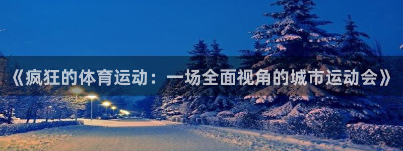 oety欧亿：《疯狂的体育运动：一场全面视角的城市运动会》